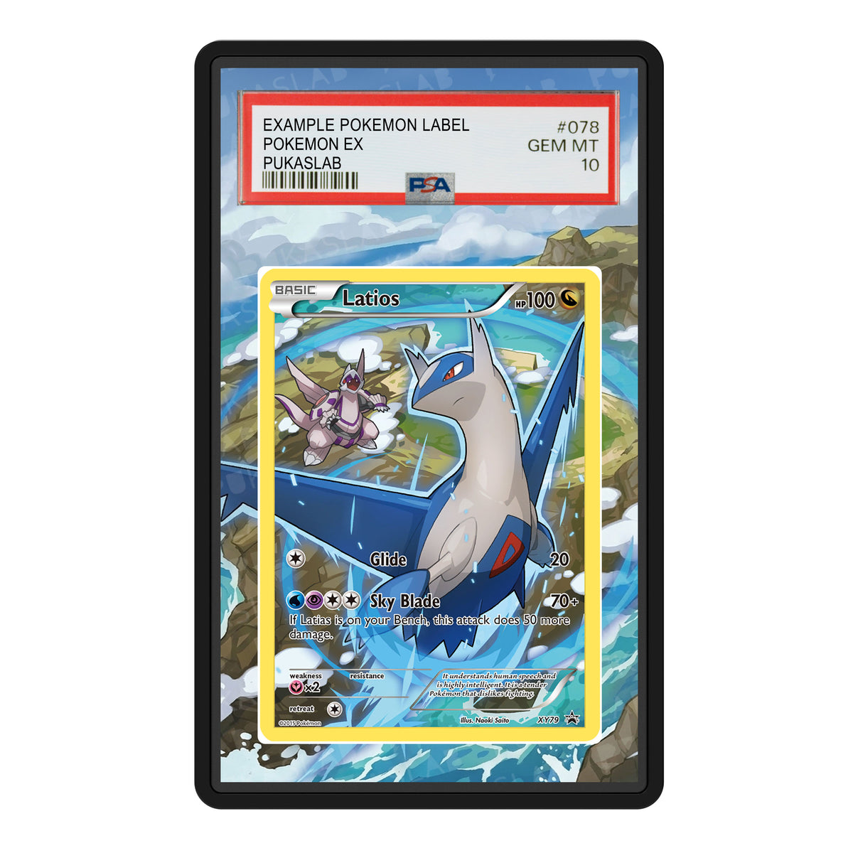 Latios XY79 promo Psa Slab Extended Art - Pukaslab