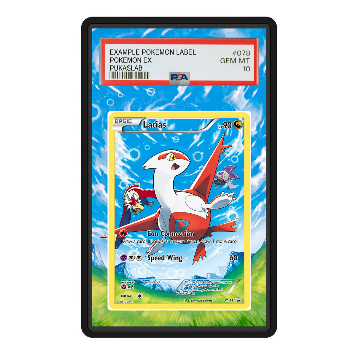 Latias XY78 promo Psa Slab Extended Art - Pukaslab