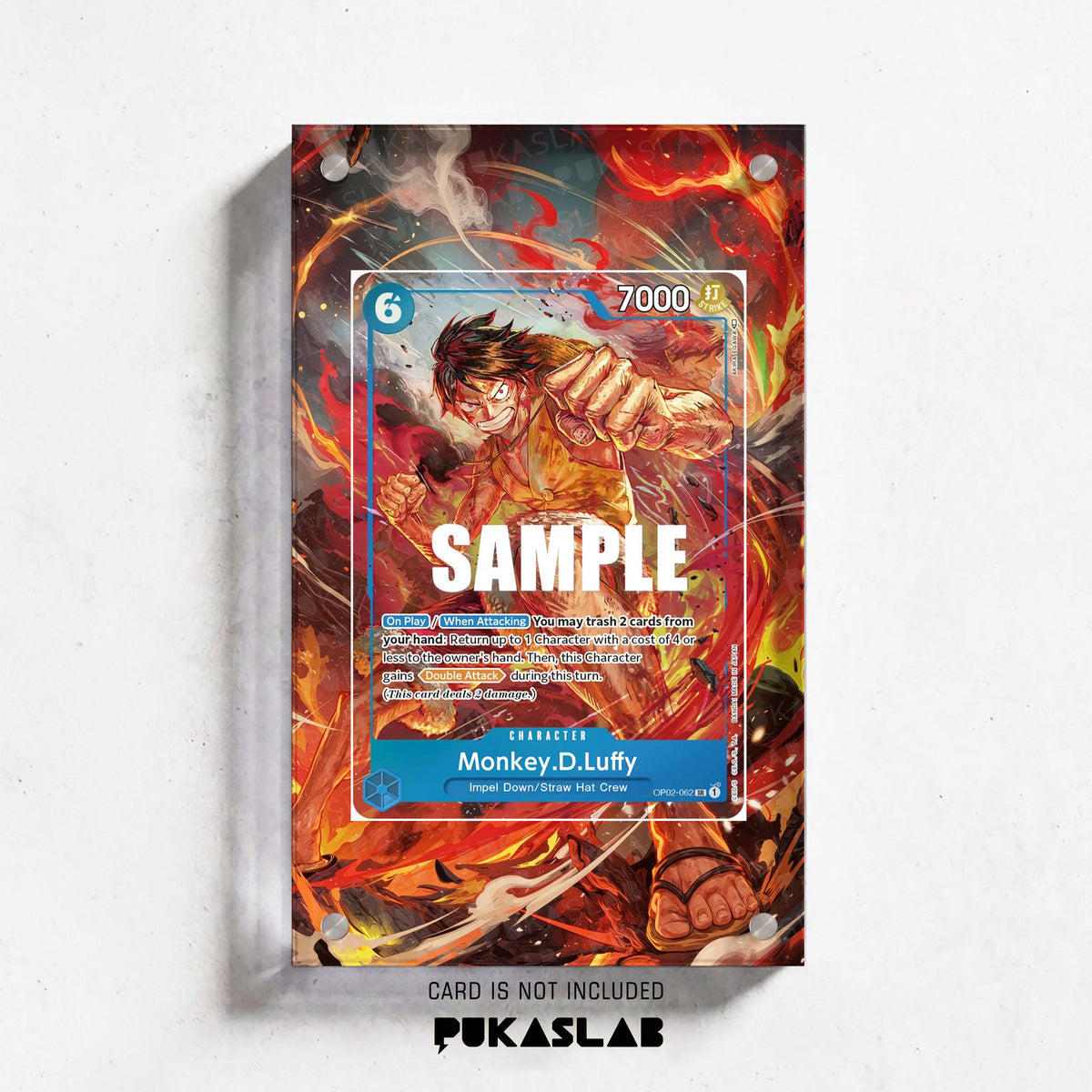 Monkey D. Luffy OP02-062 SR Extended Art - Pukaslab