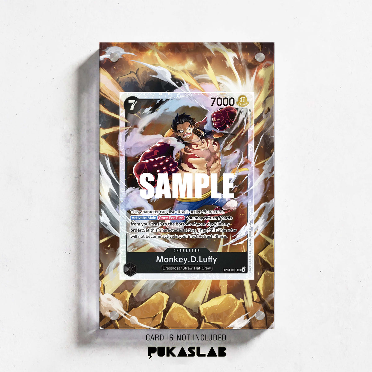 Monkey D. Luffy OP04-090 SR Extended Art - Pukaslab