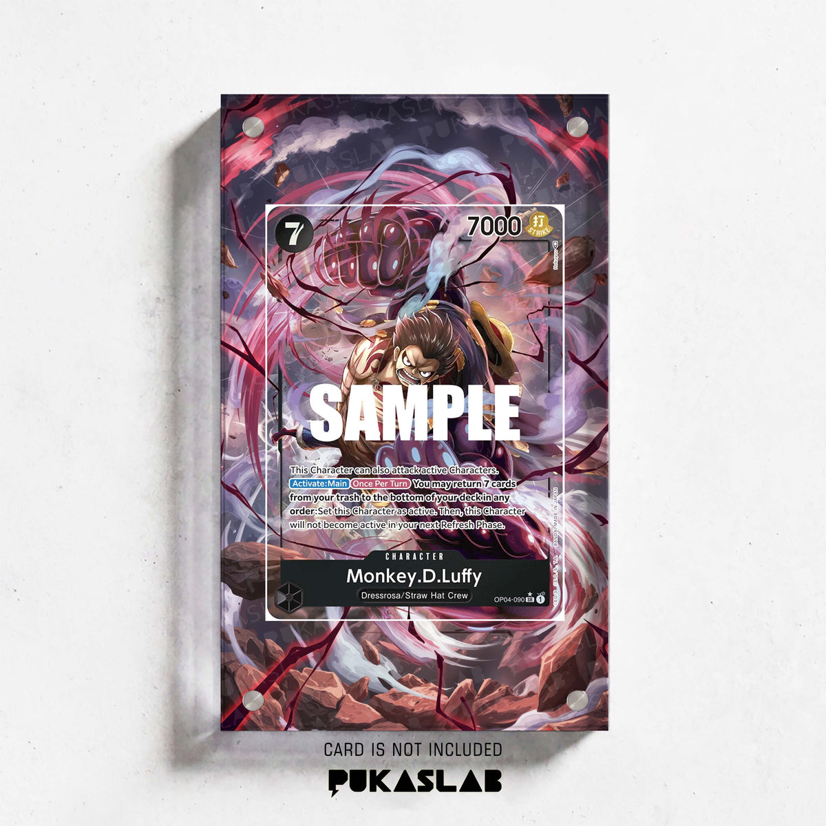 Monkey D. Luffy OP04-090 SR Extended Art - Pukaslab