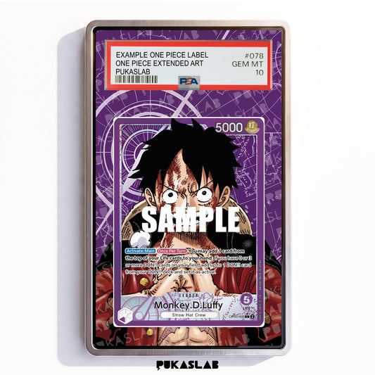 Monkey D. Luffy Leader OP05-060 L PSA One Piece Extended Art - Pukaslab