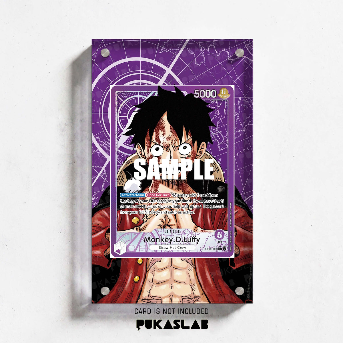 Monkey D. Luffy OP05-060 L Extended Art - Pukaslab