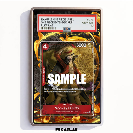 Monkey D. Luffy P-007 Promo PSA One Piece Extended Art - Pukaslab