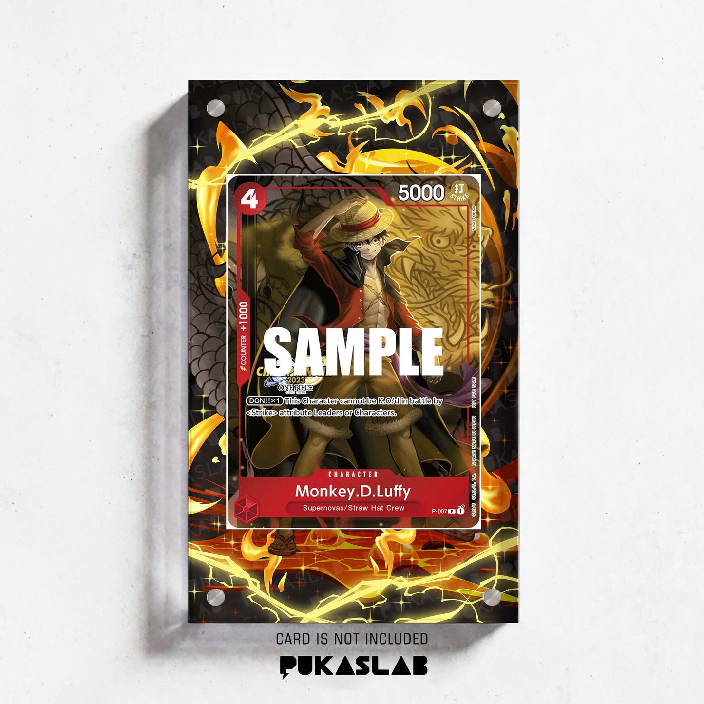 Monkey D. Luffy P-007 Promo Extended Art - Pukaslab