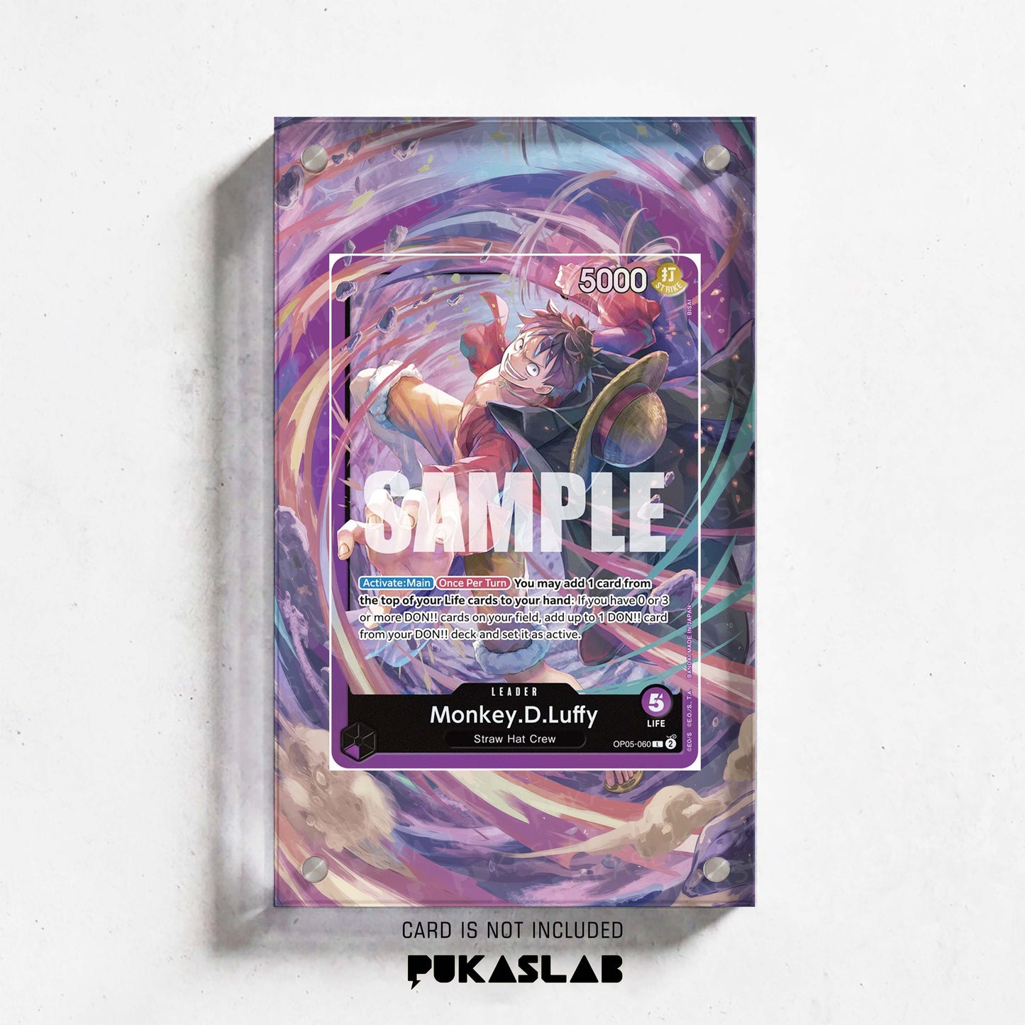 Monkey D. Luffy OP05-060 L Extended Art - Pukaslab