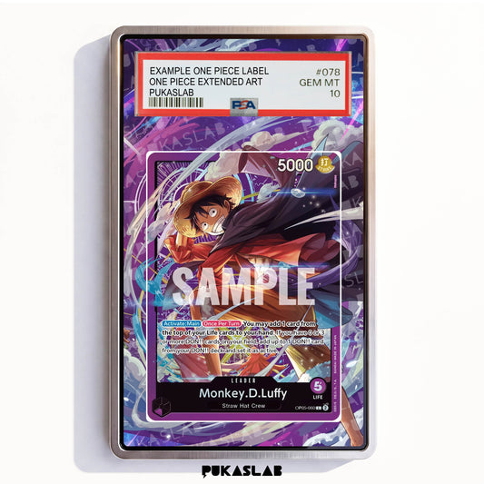 Monkey D. Luffy Leader OP05-060 L PSA One Piece Extended Art - Pukaslab