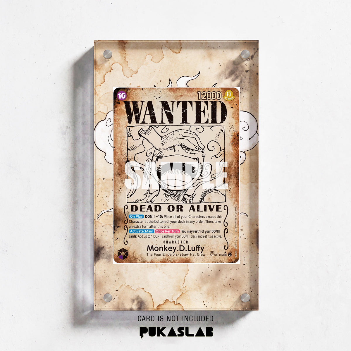 Monkey D. Luffy OP05-119 Sec 2 Extended Art - Pukaslab