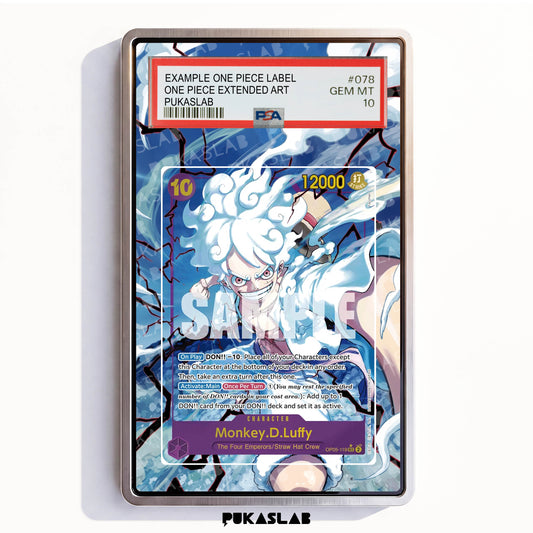 Monkey D. Luffy OP05-119 Sec 2 PSA One Piece Extended Art - Pukaslab