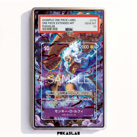Monkey D. Luffy OP05-119 Sec 2 PSA One Piece Extended Art - Pukaslab