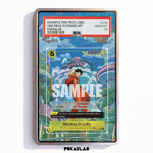Monkey D. Luffy OP07-109 SR PSA One Piece Extended Art - Pukaslab