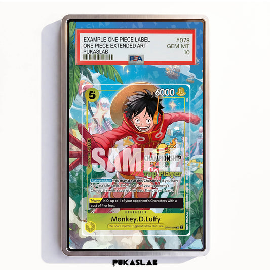 Monkey D. Luffy OP07-109 SR PSA One Piece Extended Art - Pukaslab