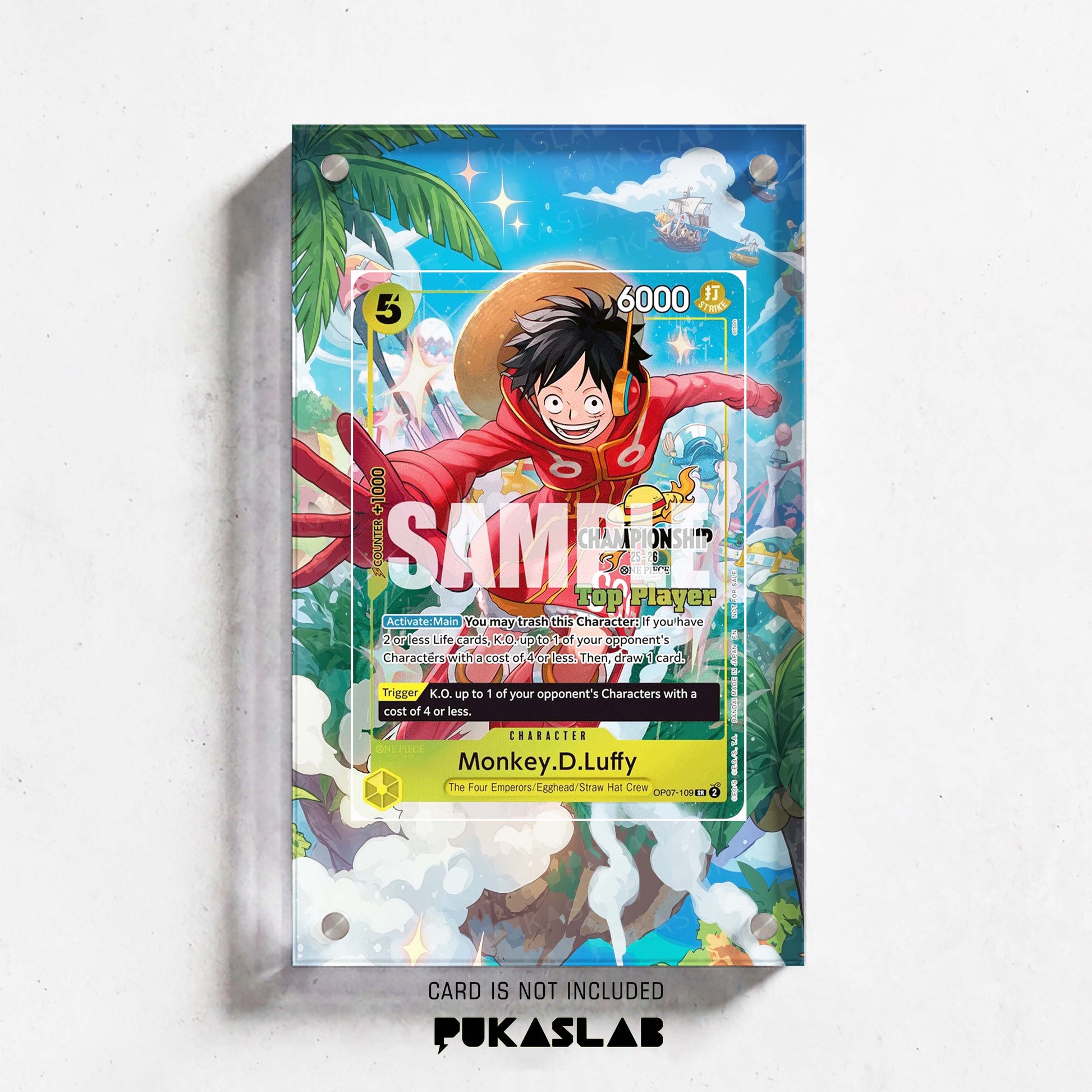 Monkey D. Luffy OP07-109 SR Extended Art - Pukaslab