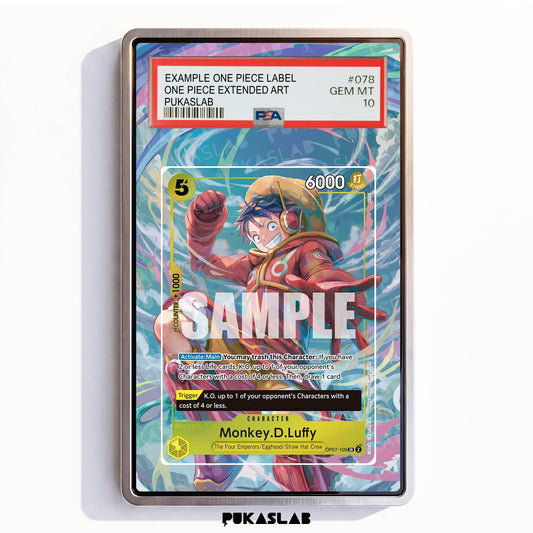 Monkey D. Luffy OP07-109 SR PSA One Piece Extended Art - Pukaslab