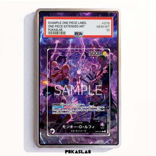 Monkey D. Luffy Leader OP09-061 L PSA One Piece Extended Art - Pukaslab