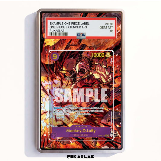 Monkey D. Luffy OP09-119 Sec 3 PSA One Piece Extended Art - Pukaslab
