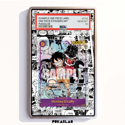 Monkey D. Luffy OP09-119 Sec 3 PSA One Piece Extended Art - Pukaslab