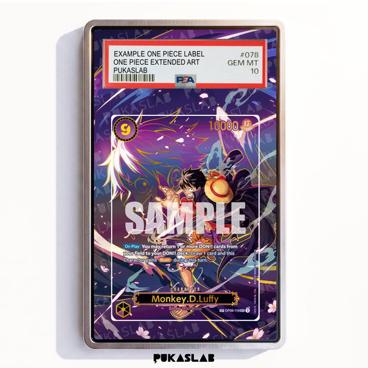 Monkey D. Luffy OP09-119 Sec 3 PSA One Piece Extended Art - Pukaslab