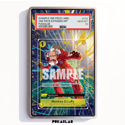 Monkey D. Luffy ST29-012 C PSA One Piece Extended Art - Pukaslab