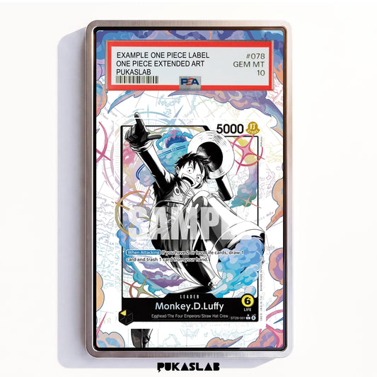 Monkey D. Luffy Leader ST29-001 L PSA One Piece Extended Art - Pukaslab