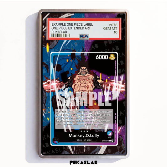 Monkey D. Luffy Leader OP11-040 L PSA One Piece Extended Art - Pukaslab