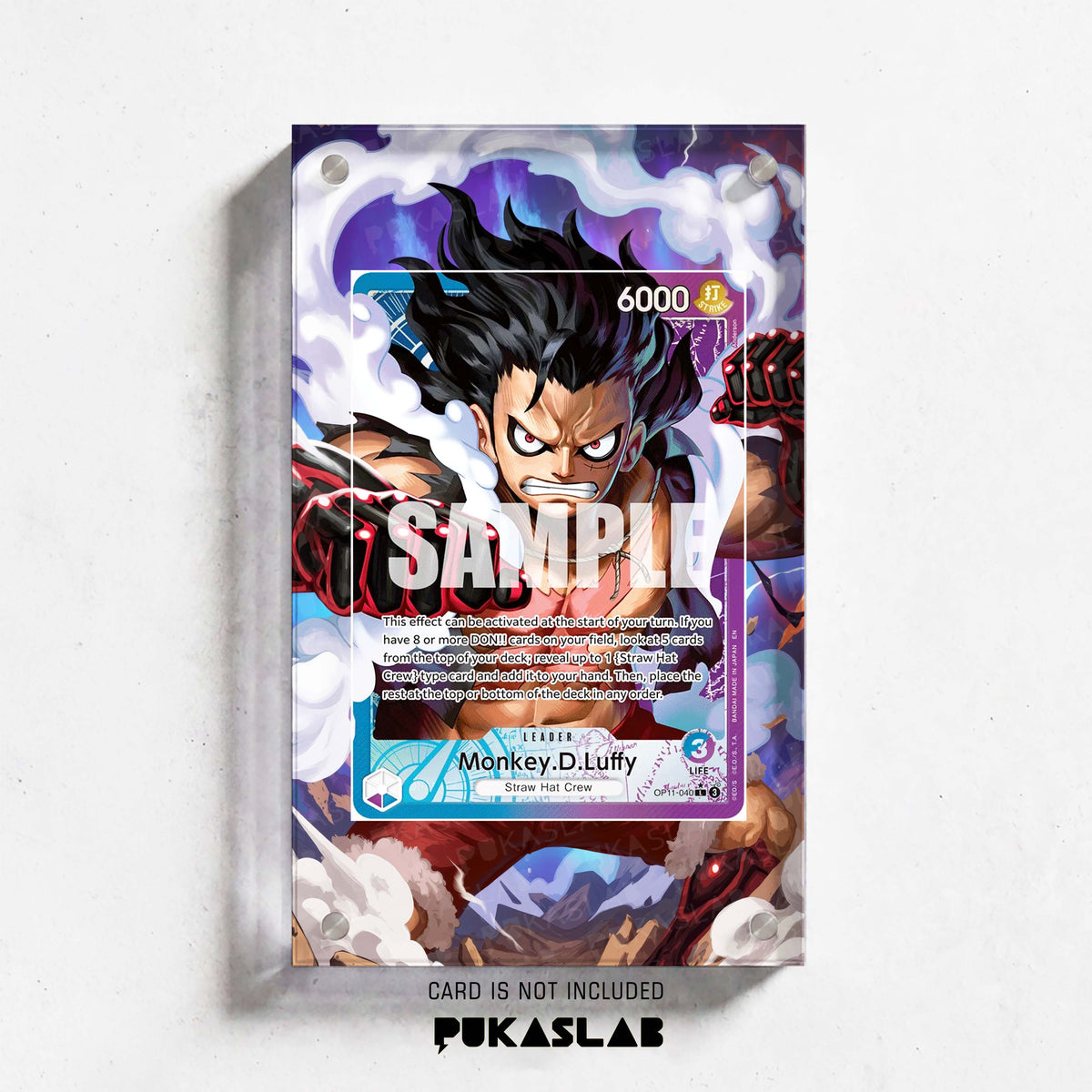 Monkey D. Luffy Gear 4 OP11-040 L Extended Art - Pukaslab