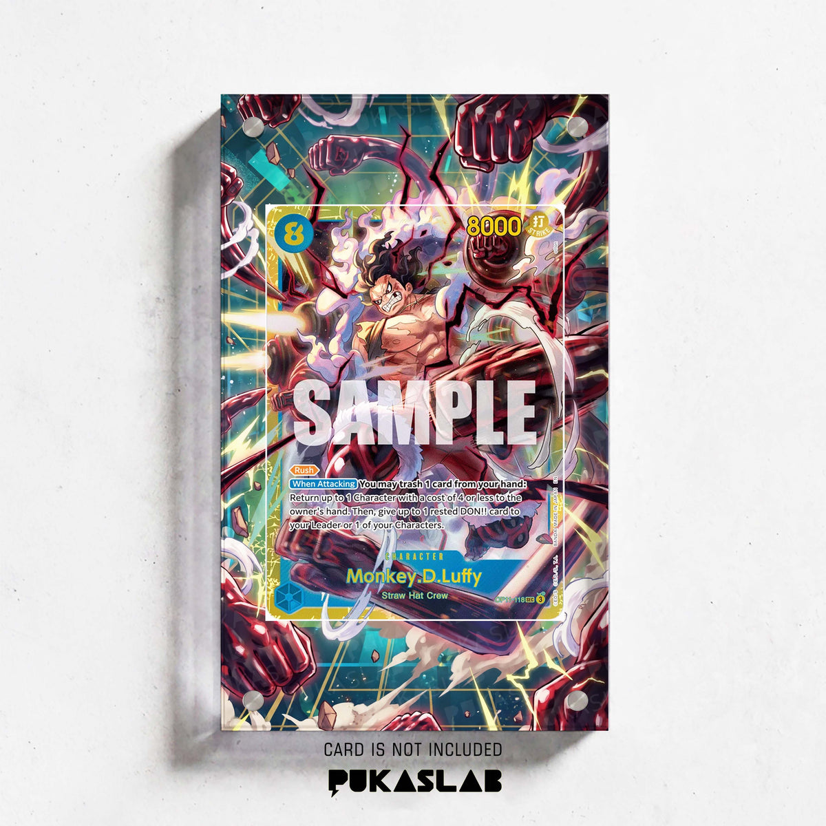 Monkey D. Luffy OP11-118 Sec 3 Magnetic Case - One Piece Extended Art Case