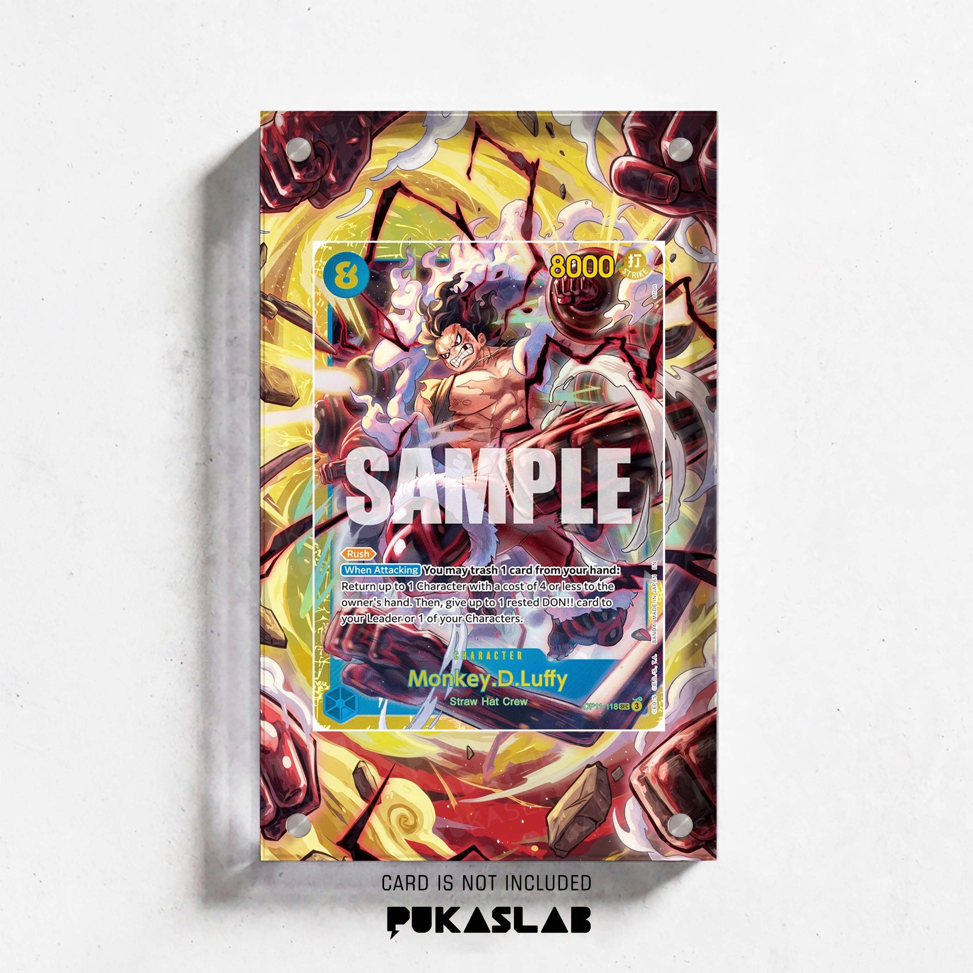 Monkey D. Luffy OP11-118 Sec 3 Extended Art - Pukaslab