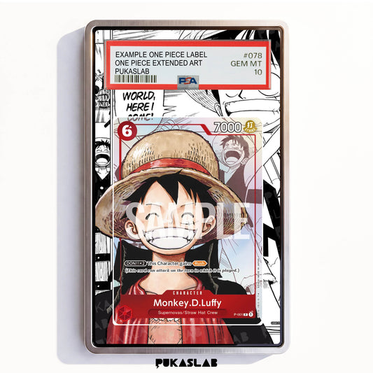 Monkey D. Luffy P-001 Promo PSA One Piece Extended Art - Pukaslab