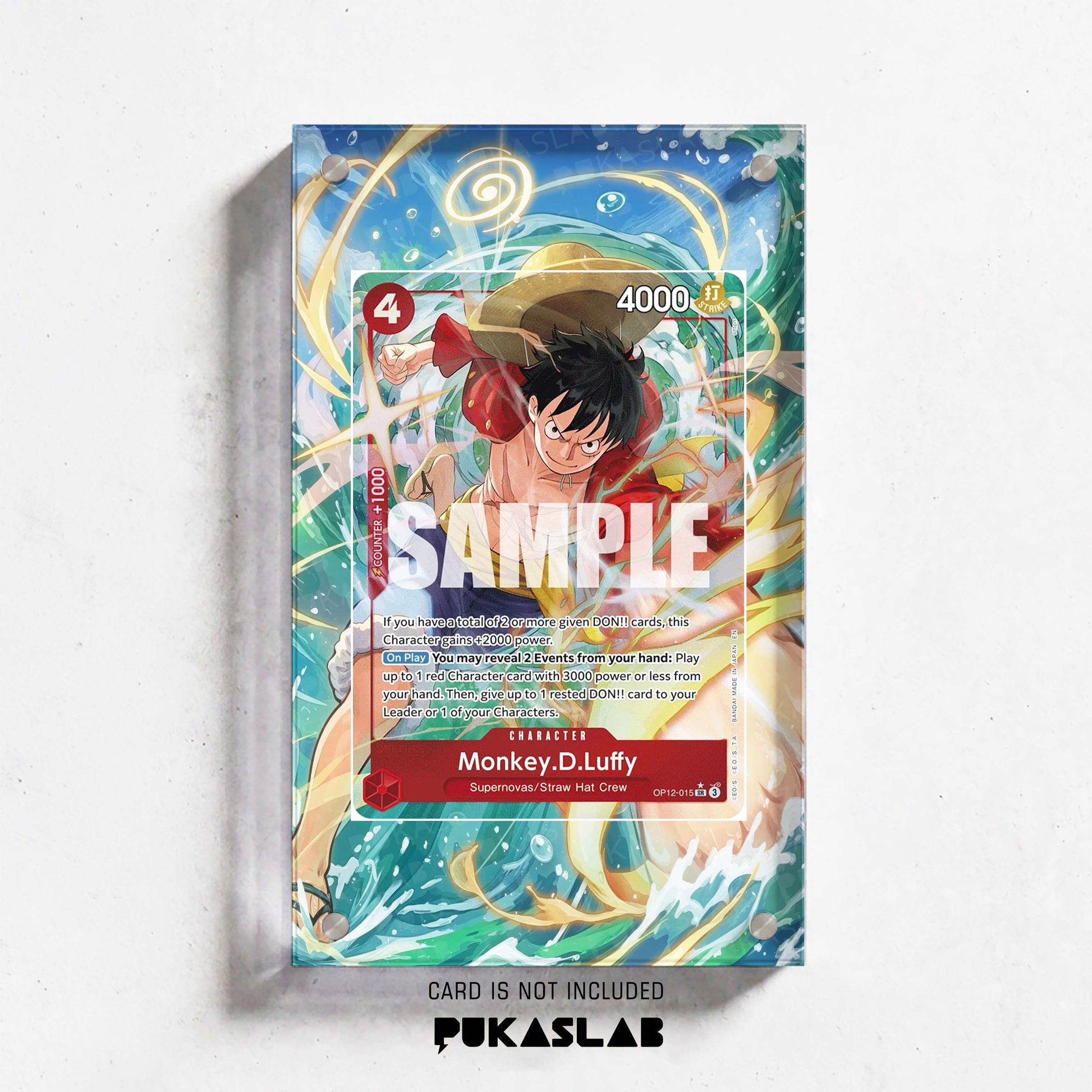 Monkey D. Luffy OP12-015 SR Extended Art - Pukaslab