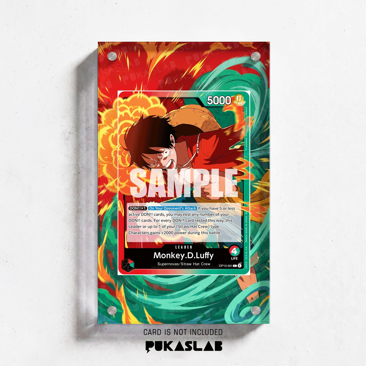 Monkey D. Luffy OP13-001 L Extended Art - Pukaslab