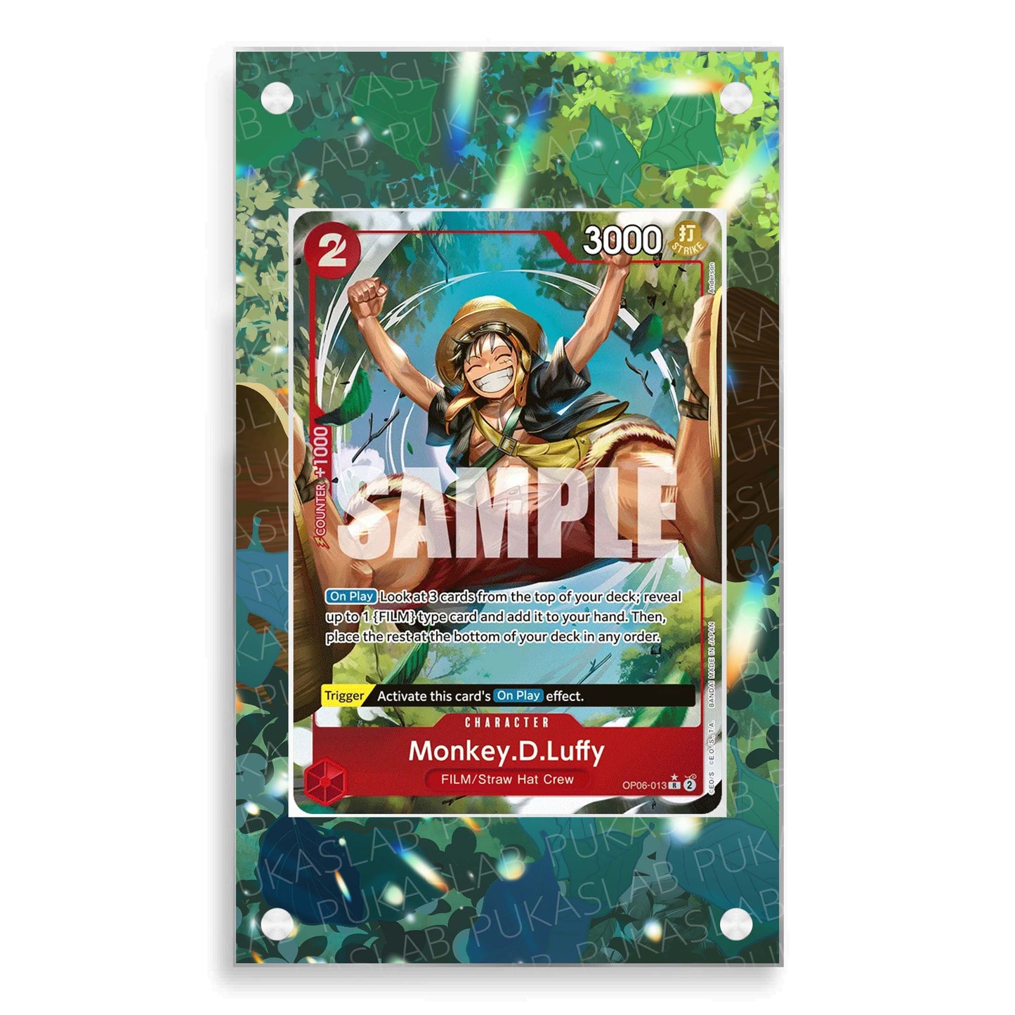 Monkey D. Luffy OP06-013 Magnetic Case - One Piece Extended Art Case