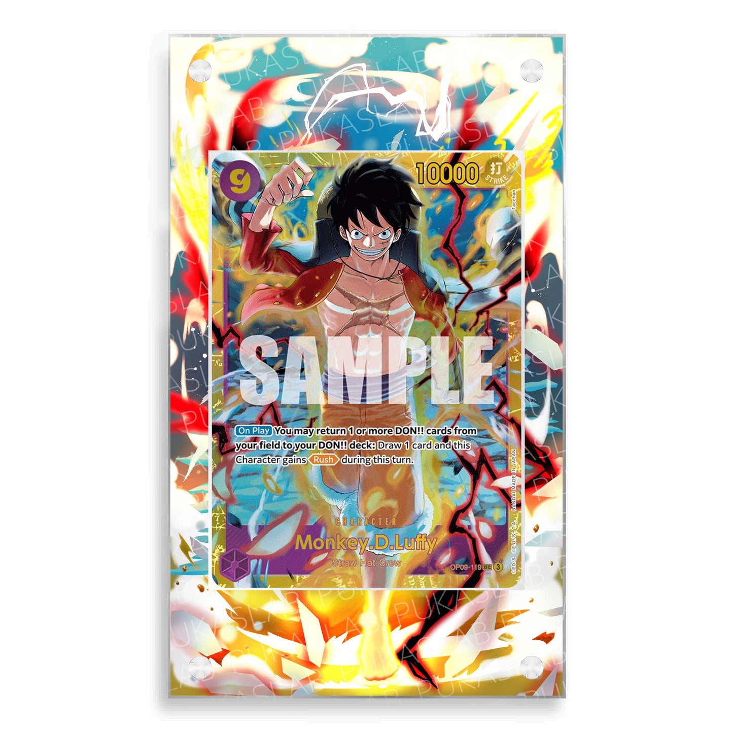 Monkey D. Luffy OP09-119 Magnetic Case - One Piece Extended Art Case