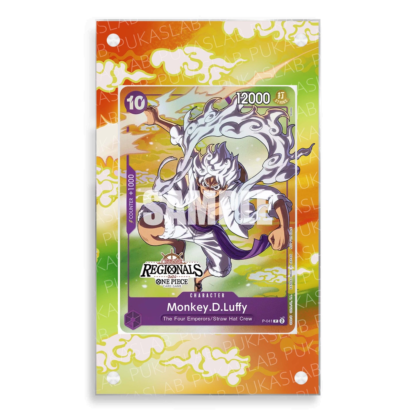 Monkey D. Luffy P-041 Magnetic Case - One Piece Extended Art Case