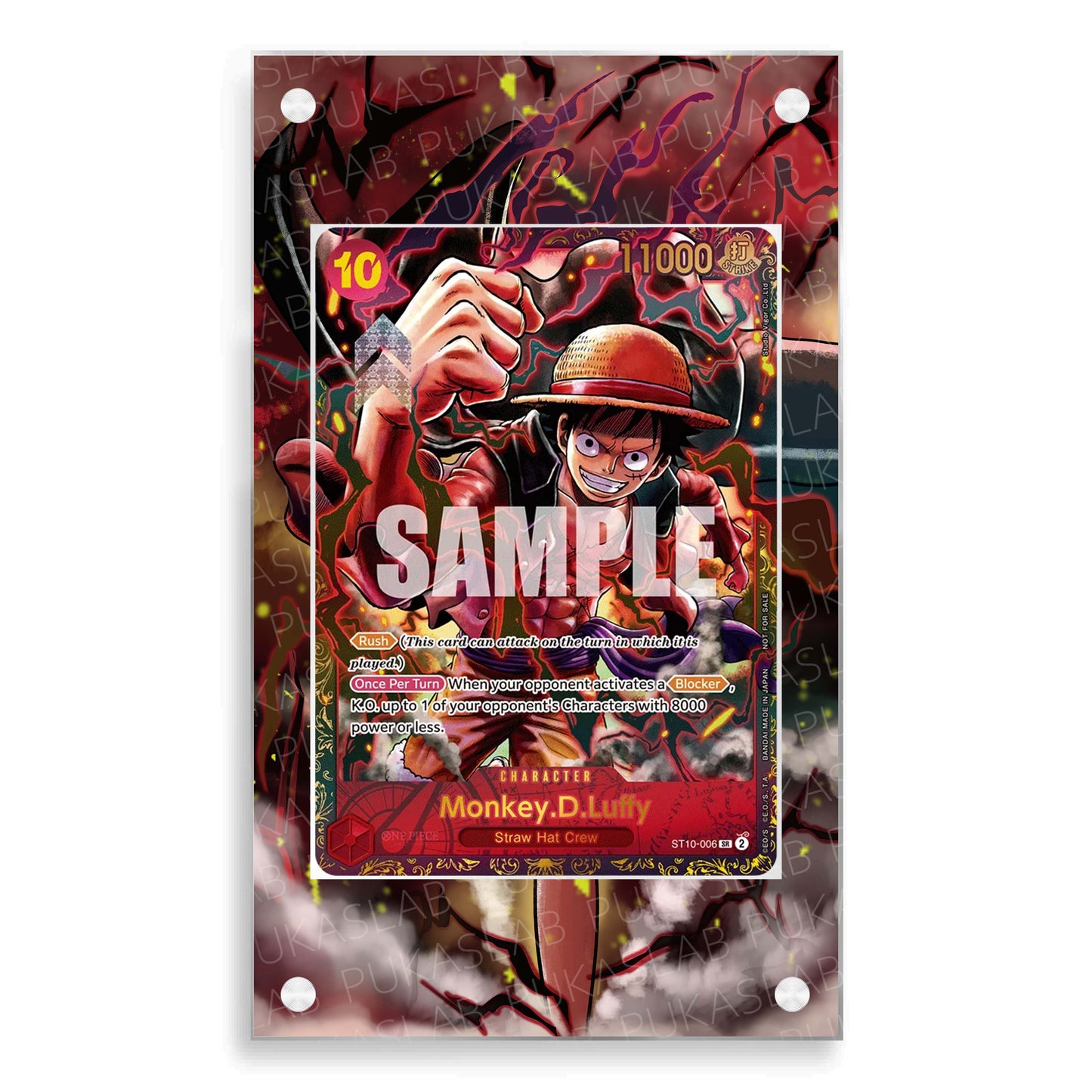 Monkey D. Luffy ST10-006 Magnetic Case - One Piece Extended Art Case