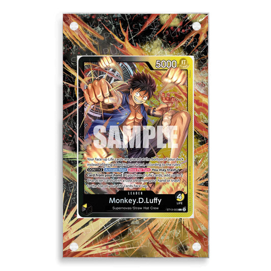 Monkey D. Luffy ST13-003 Magnetic Case - One Piece Extended Art Case