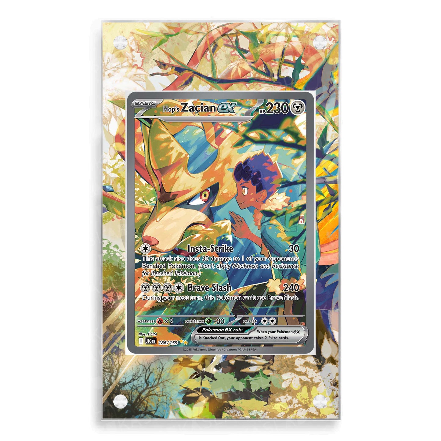 Hop'S Zacian 186/159 Magnetic Case - Pokemon Extended Art Case