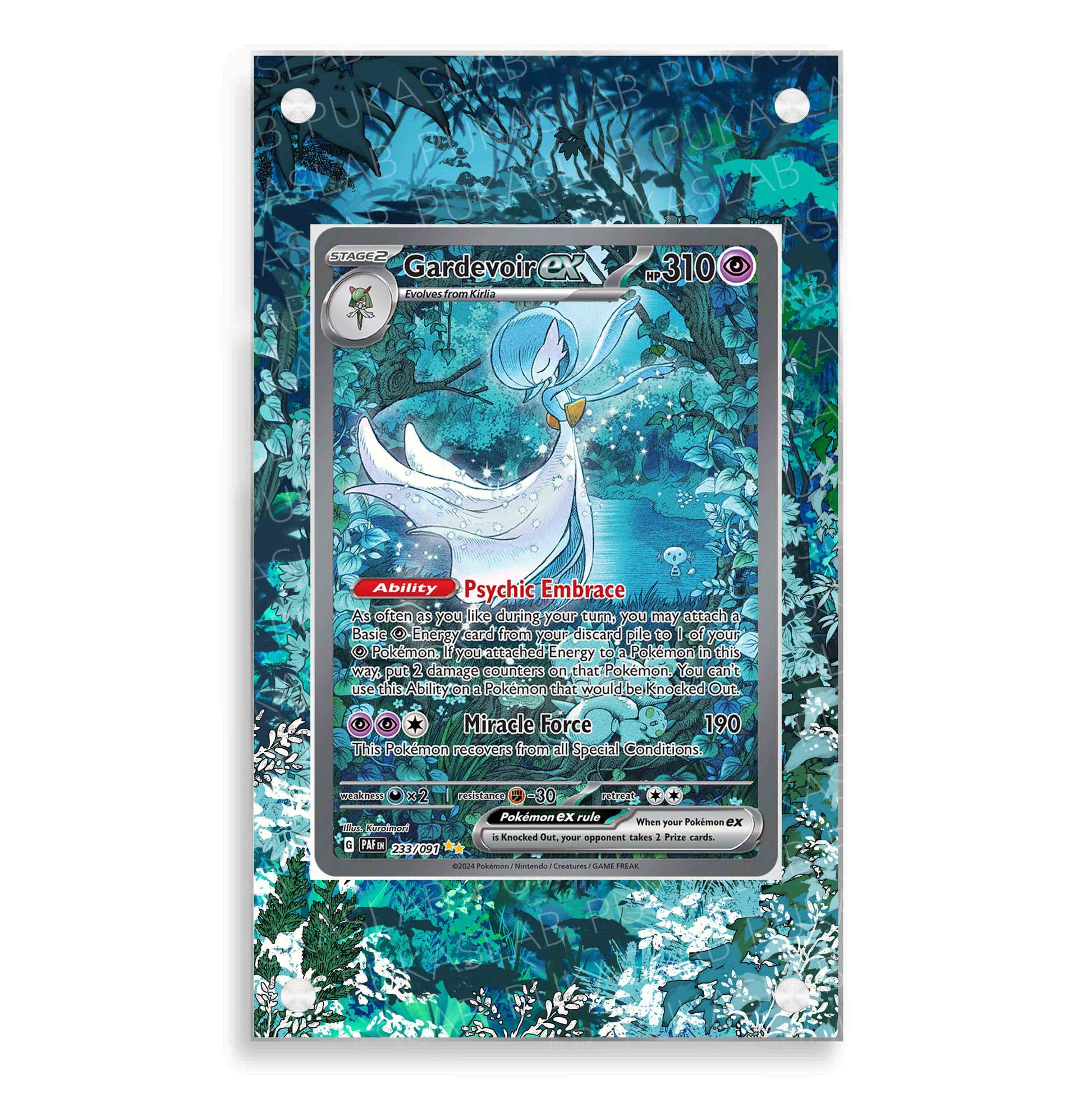 Gardevoir Ex 233/091 Magnetic Case - Pokemon Extended Art Case PukaSlab Gardevoir Ex 233/091 Magnetic Case - Pokemon Extended Art Case PukaSlab