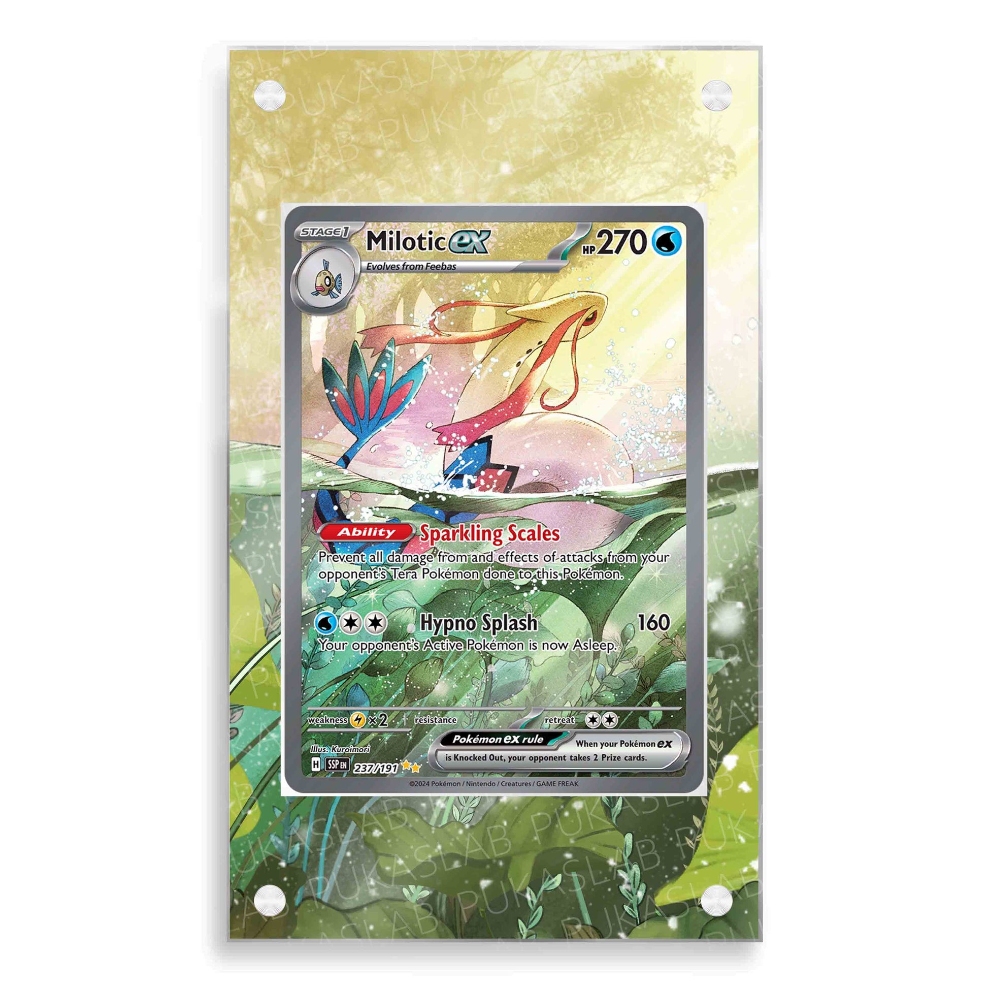 237 191 pokemon card Pokmon Surging Sparks Milotic EX 237/191 Special Illustration Rare is available for purchase on au PAY Market - Imported Goods Online Store Co.Ltd. | au PAY Market Having been authenticated and graded Milotic EX 237/191 Magnetic Case