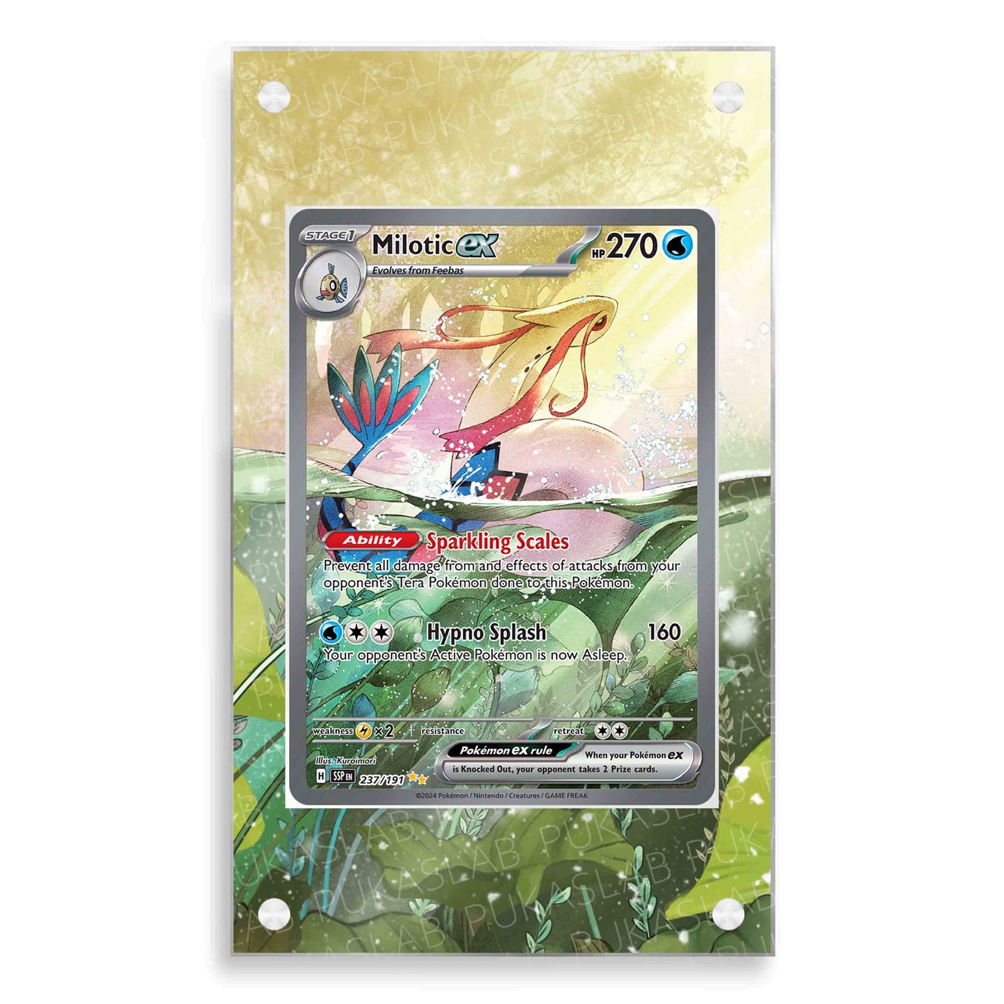 Milotic EX 237/191 Magnetic Case - Pokemon Extended Art Case