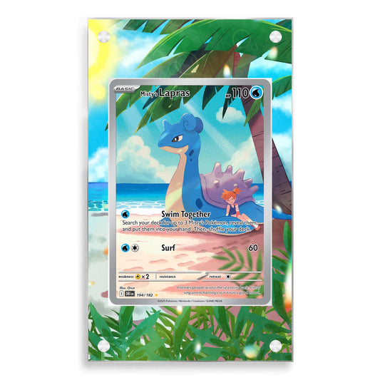 Misty's Lapras 194/182 Magnetic Case - Pokemon Extended Art Case