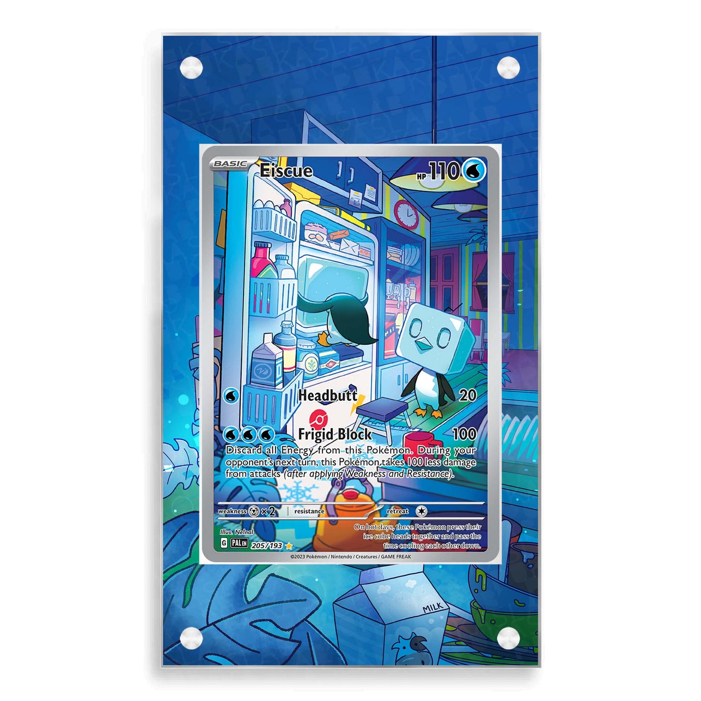 Eiscue 205/193 Magnetic Case - Pokemon Extended Art Case