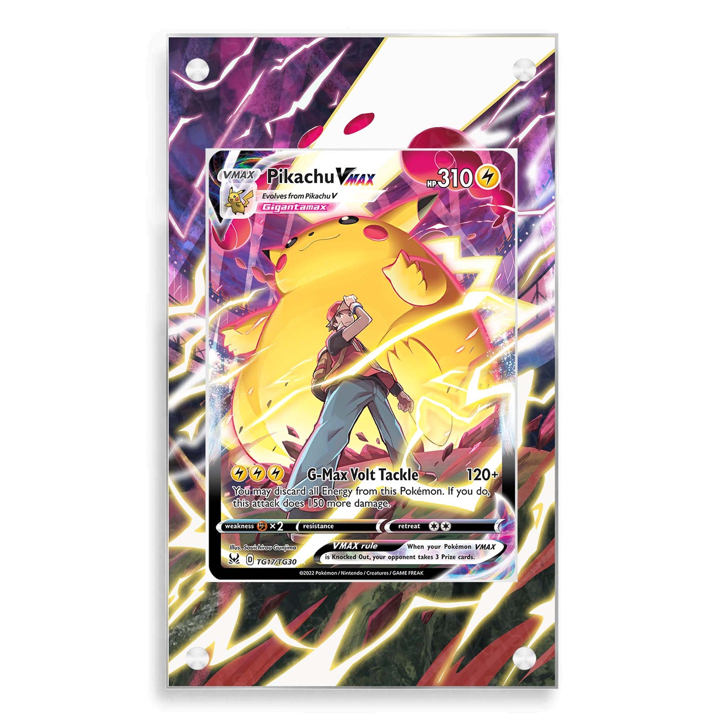 Pikachu VMAX TG17/TG30 Magnetic Case - Pokemon Extended Art Case