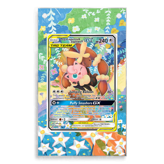 Mega Lopunny & Jigglypuff GX 226/236 Magnetic Case - Pokemon Extended Art Case