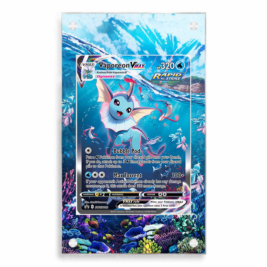 Vaporeon Vmax SWSH182 Magnetic Case - Pokemon Extended Art Case