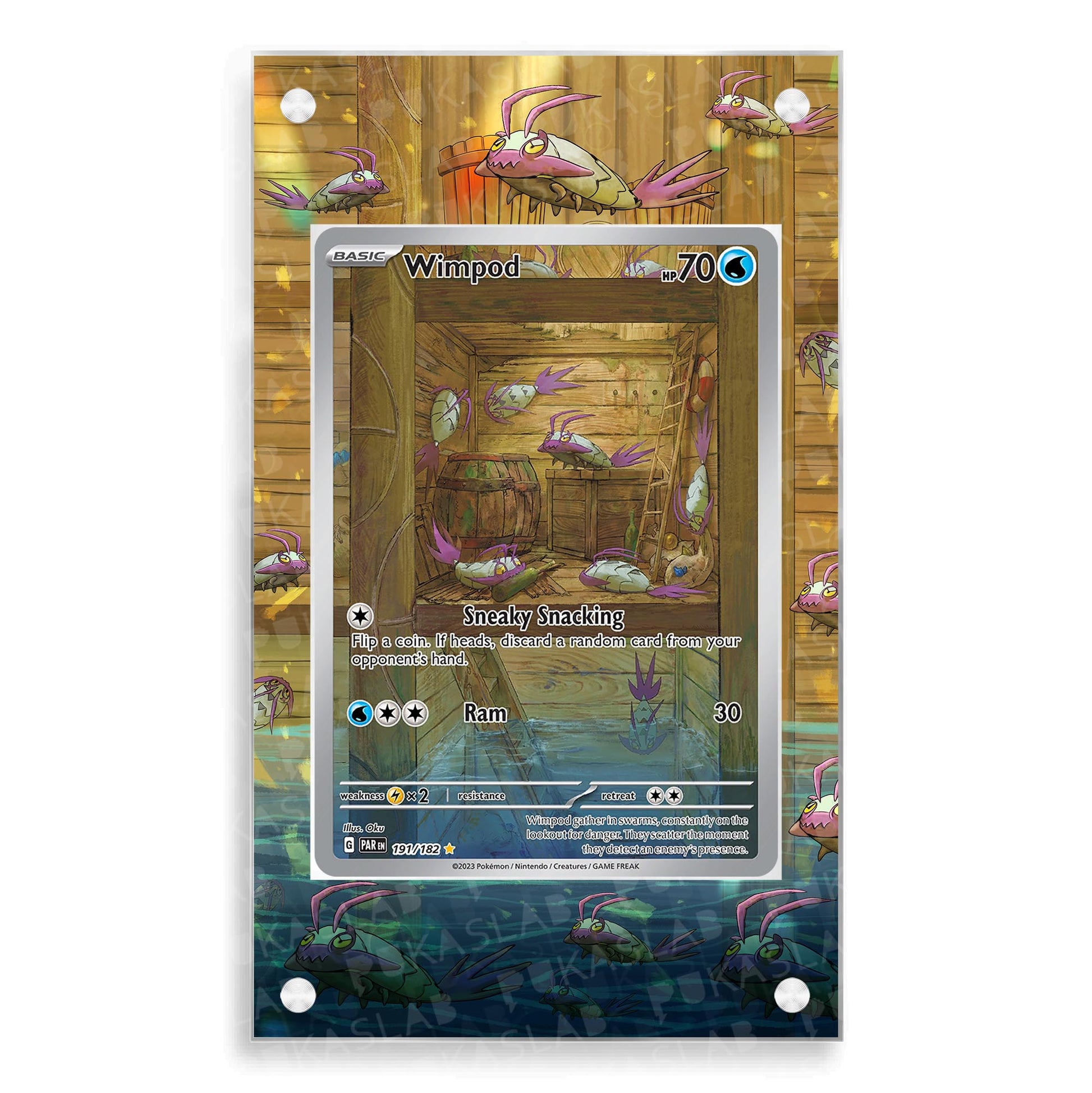 Wimpod 191/182 Magnetic Case - Pokemon Extended Art Case PukaSlab Wimpod 191/182 Magnetic Case - Pokemon Extended Art Case PukaSlab