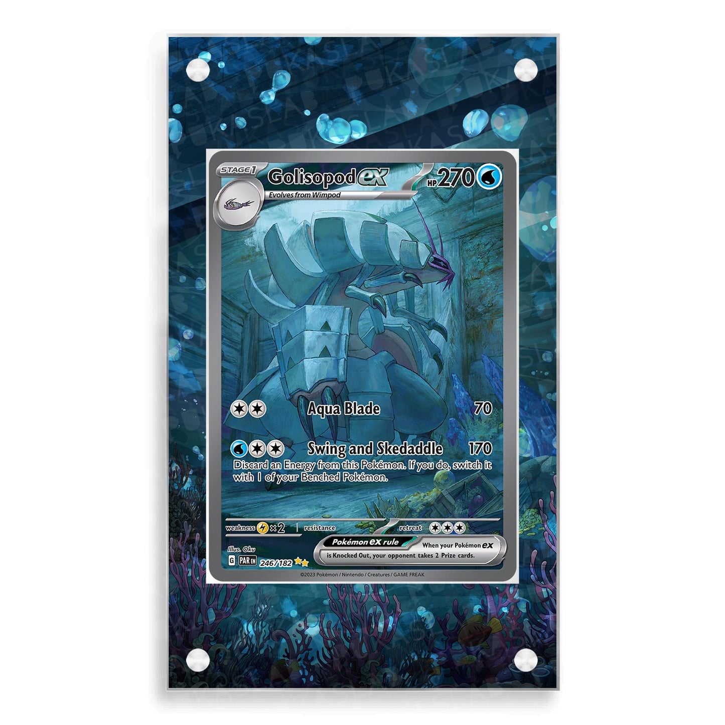 Golisopod Ex 246/182 Magnetic Case - Pokemon Extended Art Case