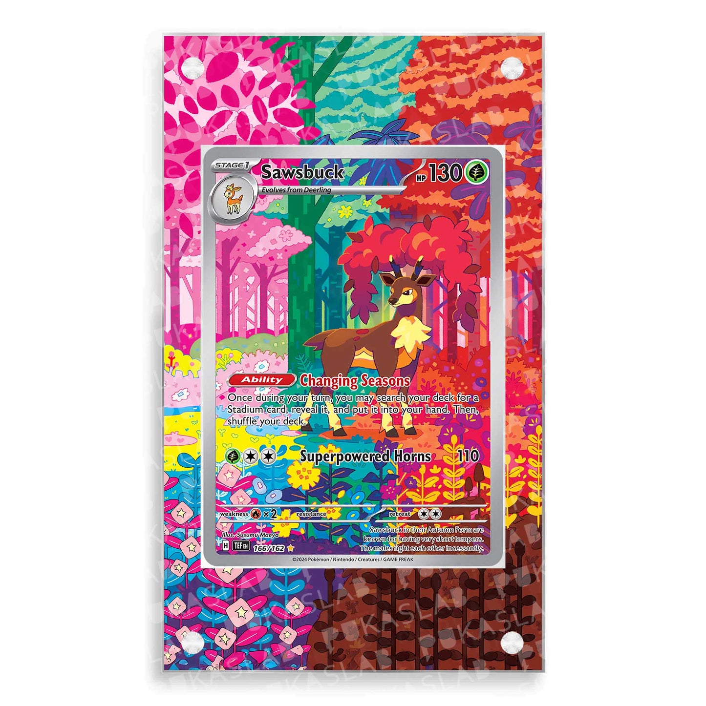 Sawsbuck 166/162 Magnetic Case - Pokemon Extended Art Case