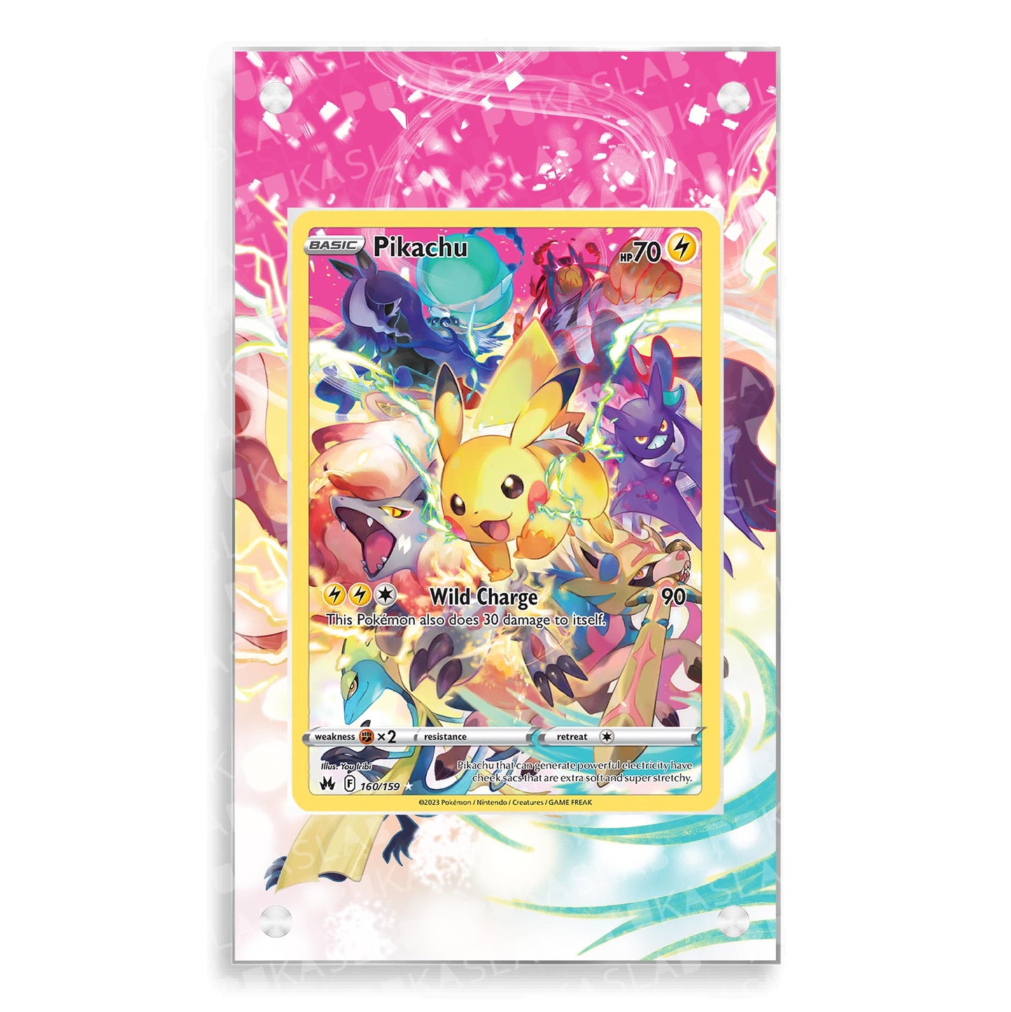Pikachu 160/159 Magnetic Case - Pokemon Extended Art Case