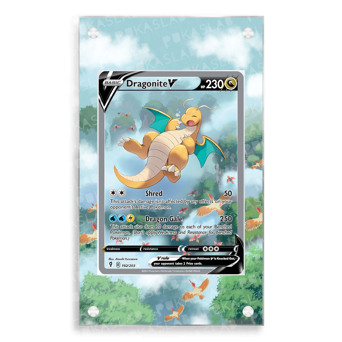 Dragonite V 192/203 Magnetic Case - Pokemon Extended Art Case